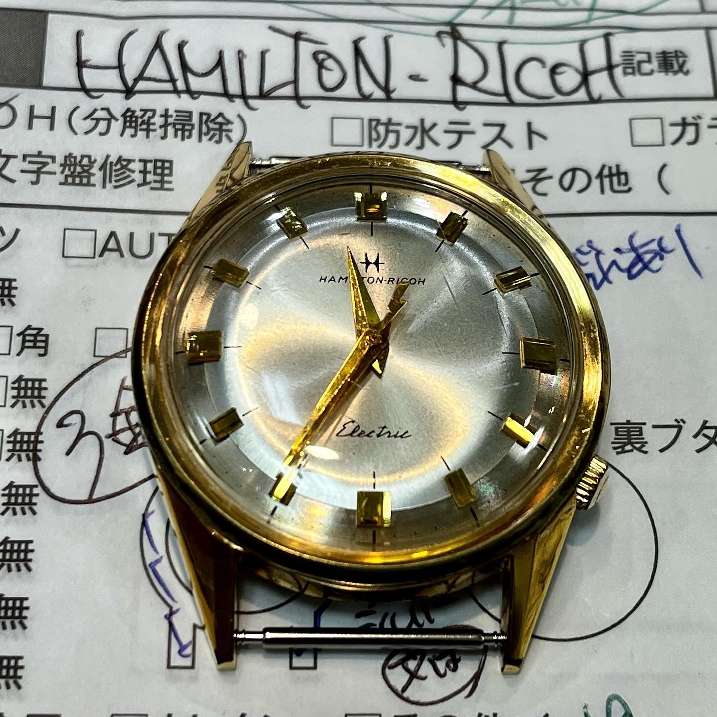 HAMILTON RICOH ハミルトンリコー | 電磁テンプ式時計修理 | 小さな時計屋