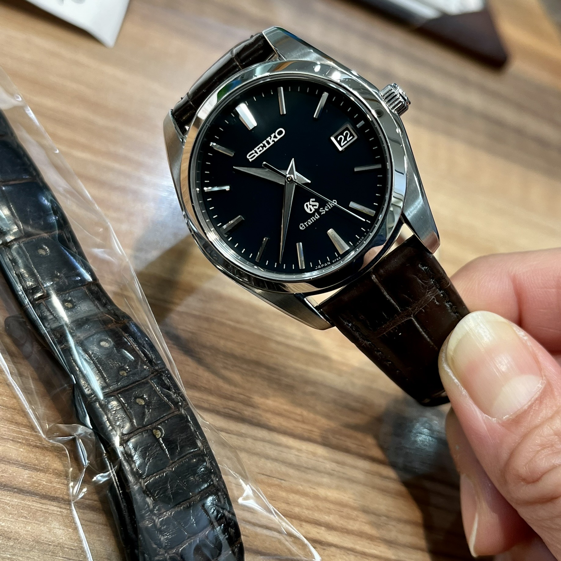 grand seiko グランドセイコー 22mm 純正 ラバーベルト - 時計