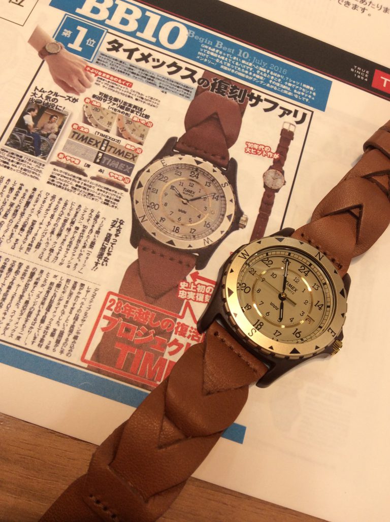 売れ筋の大人気 【値下げ】TIMEX サファリ 復刻版 腕時計