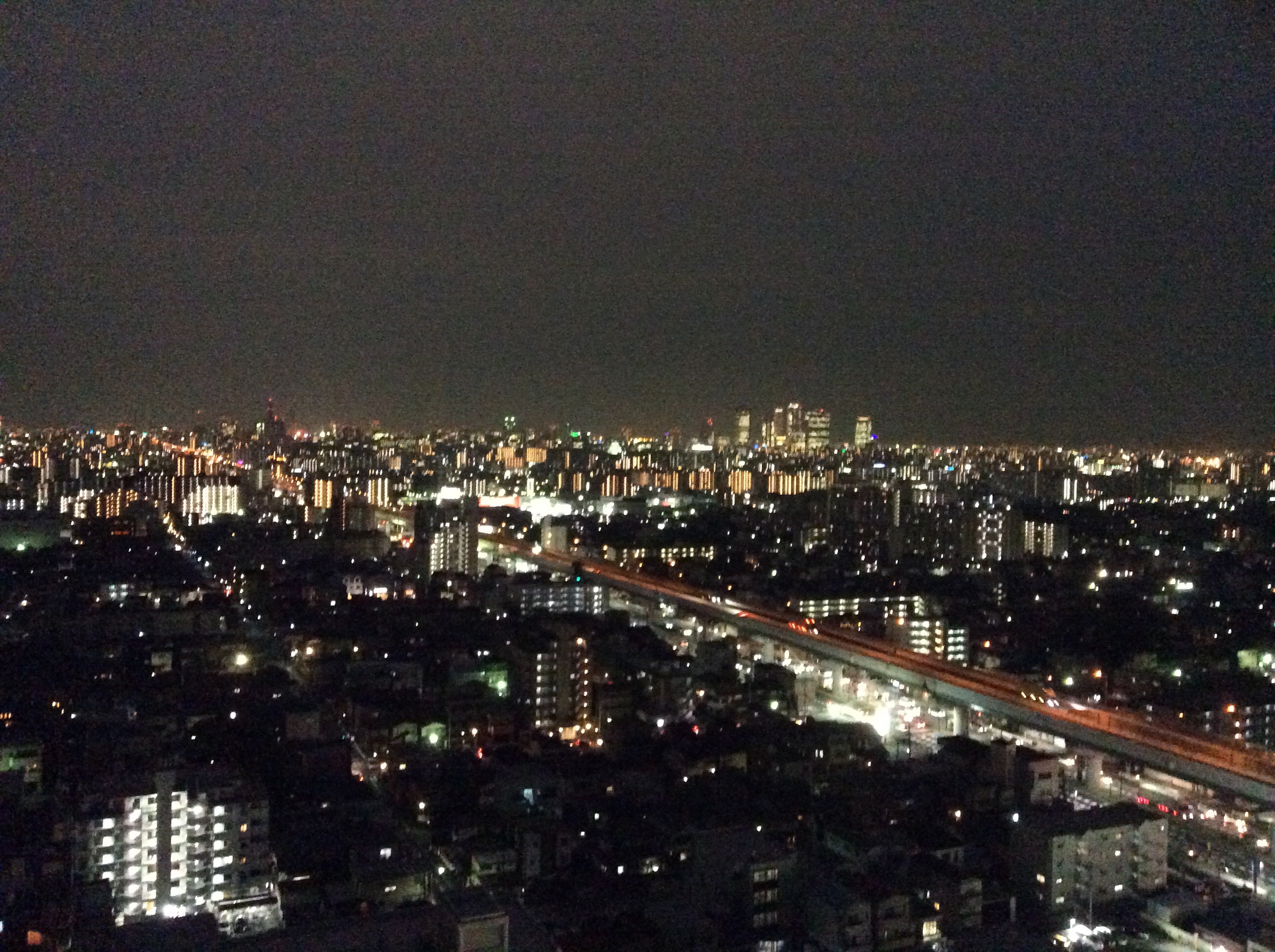 離れたとこから名古屋の街を眺める