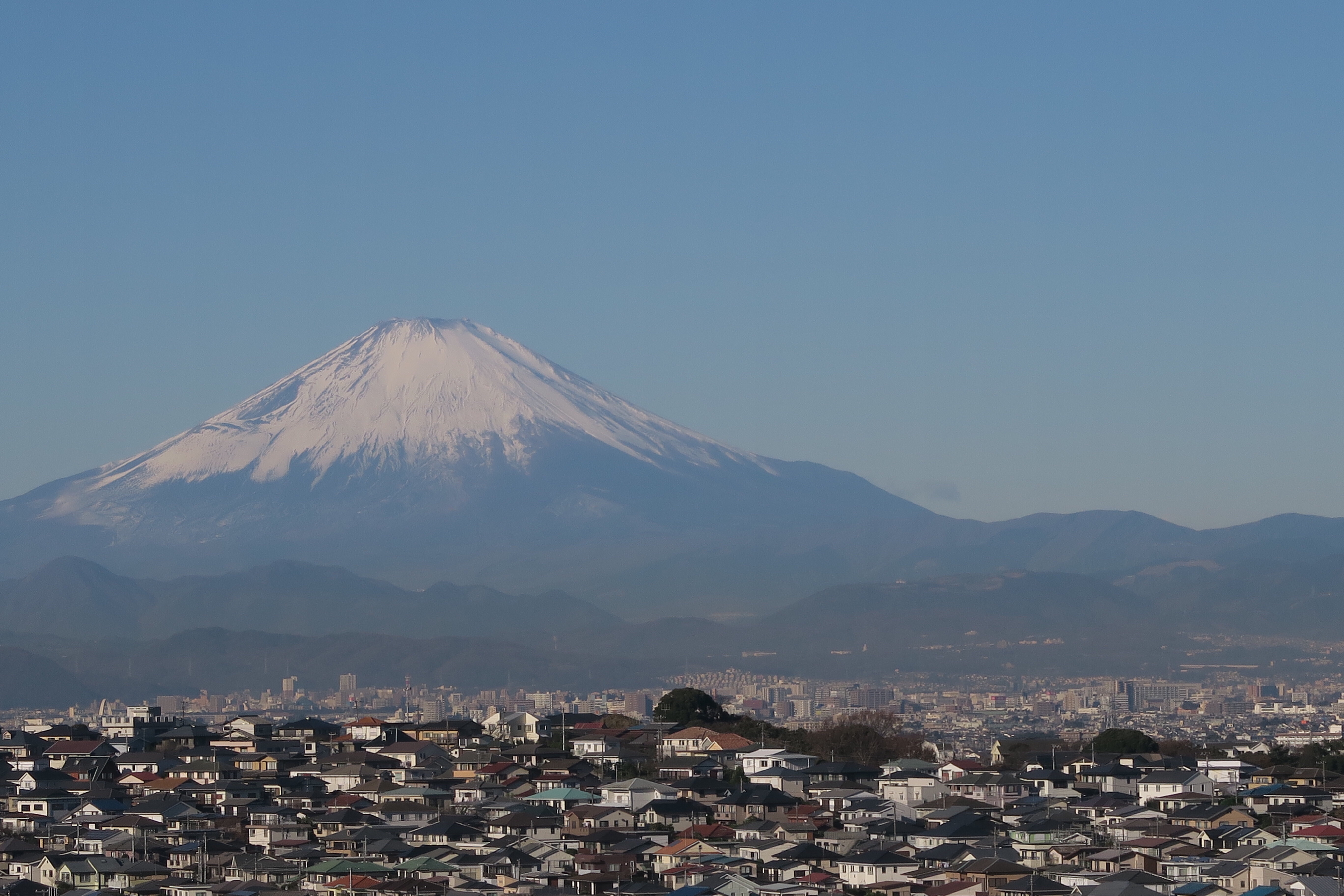 鎌倉山からの富士山
