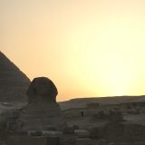 エジプトで見た夏至の夕陽
