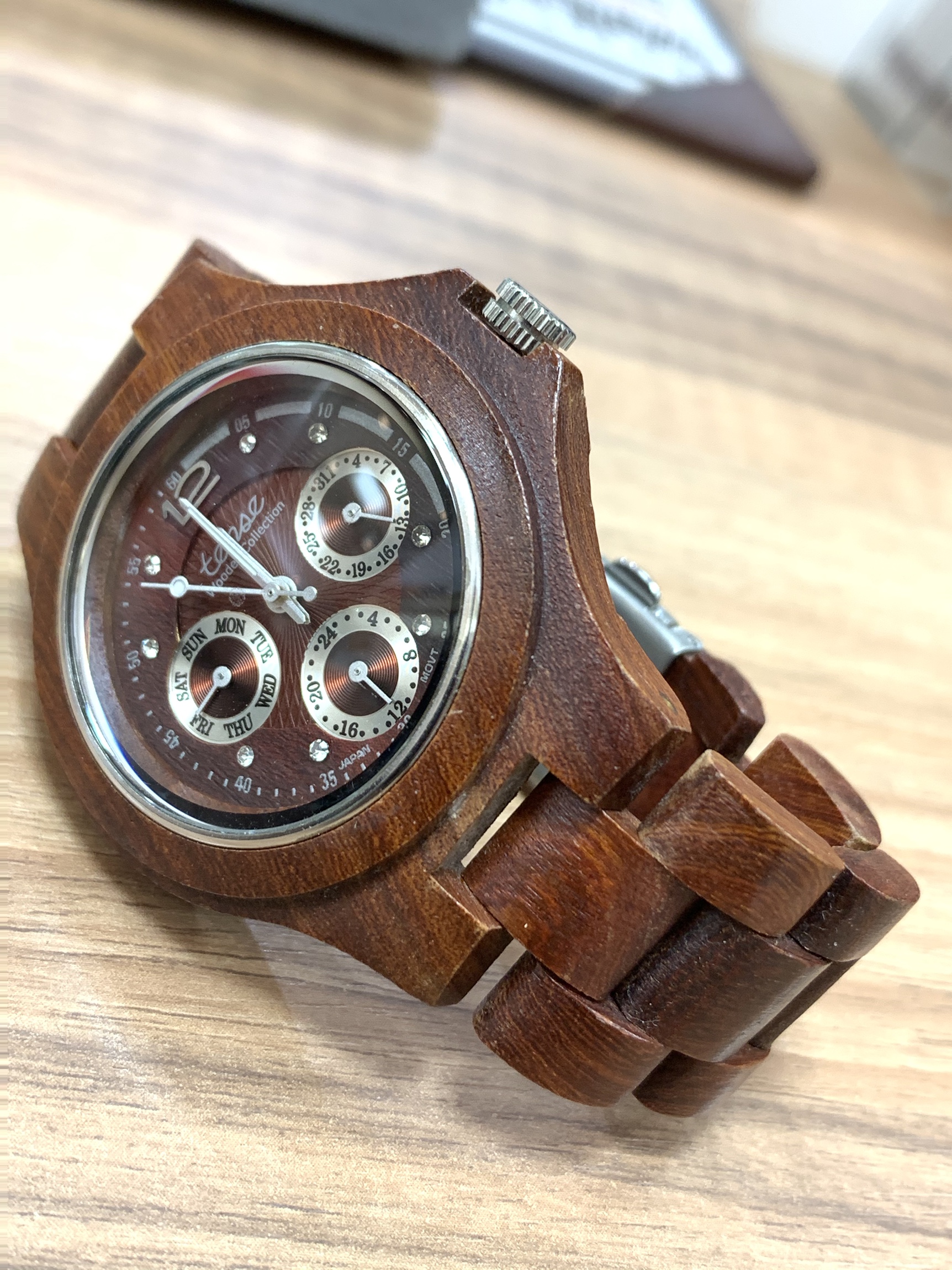 木製時計修理