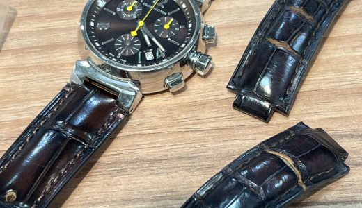 LVルイヴィトン革カット加工してお取付