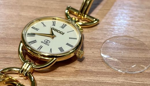 時計のガラス交換　GUCCI